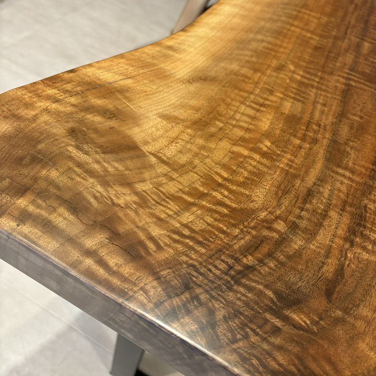 一枚板　バストゥーンウォールナット(杢)　363-1/2-11-2　(W150cm)