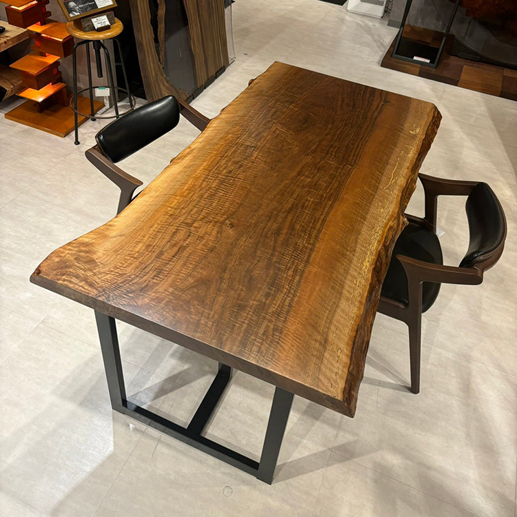 一枚板　バストゥーンウォールナット(杢)　363-1/2-11-2　(W150cm)