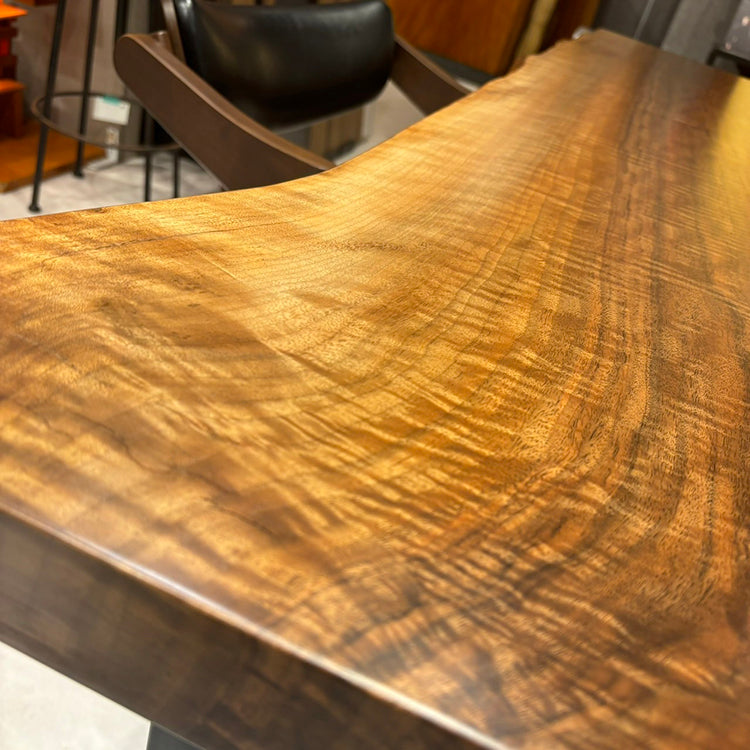 一枚板　バストゥーンウォールナット(杢)　363-1/2-11-2　(W150cm)