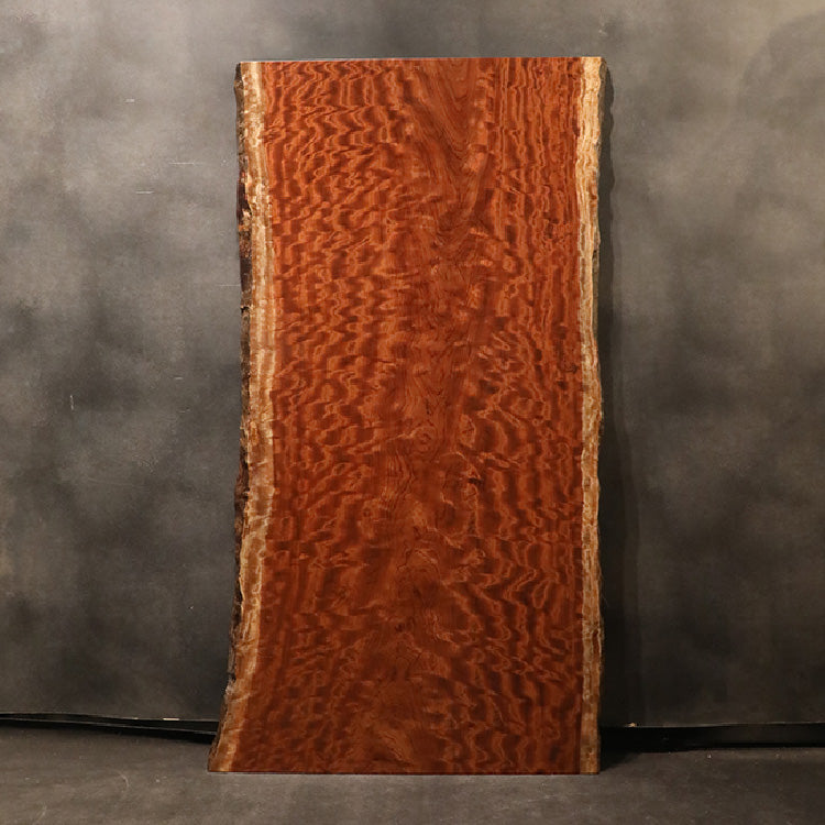 【SOLD OUT】一枚板　ブビンガ(杢)　XW-334　(W220cm)　ダイニングテーブル