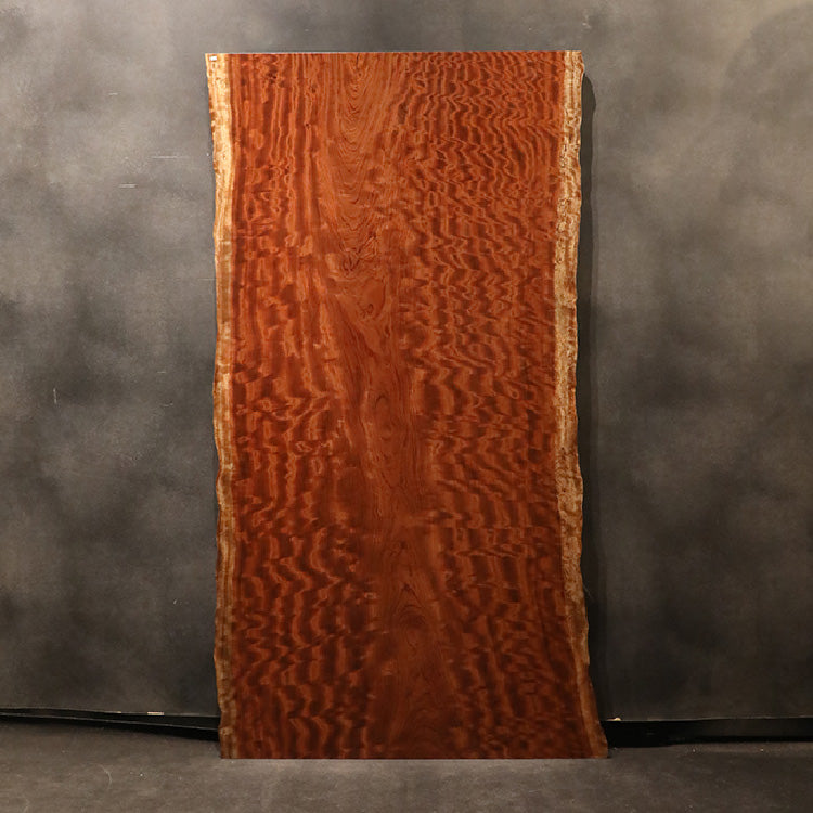 【SOLD OUT】一枚板　ブビンガ(杢)　XW-334　(W220cm)　ダイニングテーブル