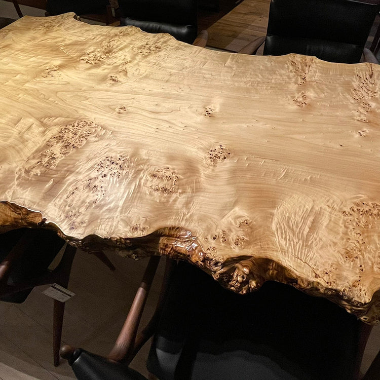 【SOLD OUT】一枚板　ポプラ　B123-5　(W185cm)　ダイニングテーブル