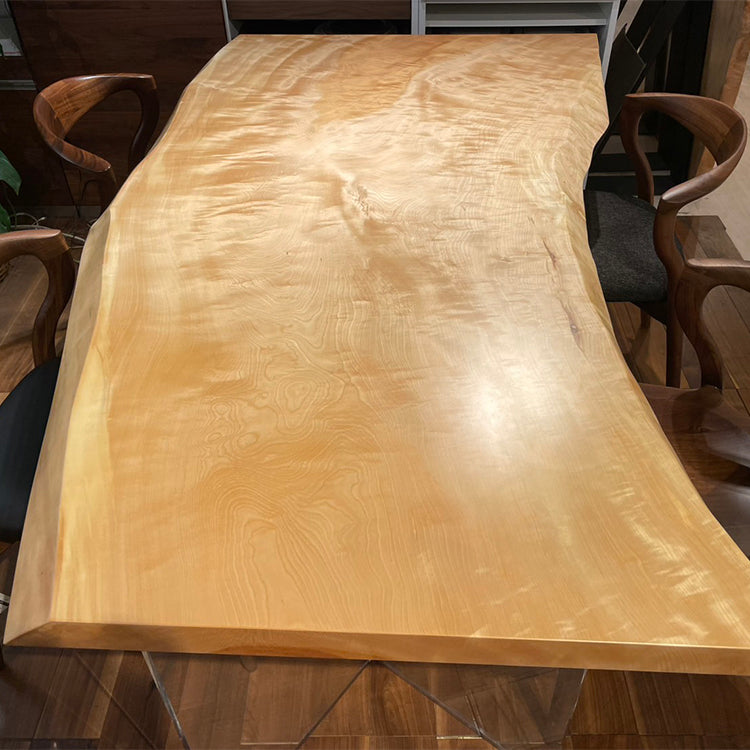 一枚板　トチ(杢)　1059-1/2-2　(W175cm)　ダイニングテーブル