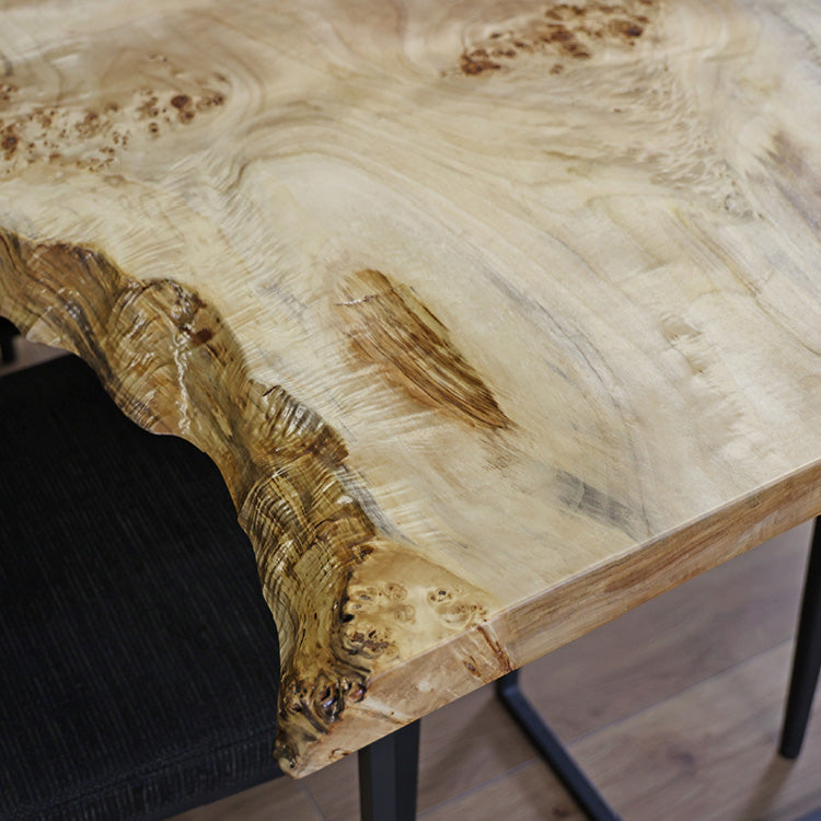 【SOLD OUT】一枚板　ポプラ(杢)　128-1　(W140cm)　ローテーブル