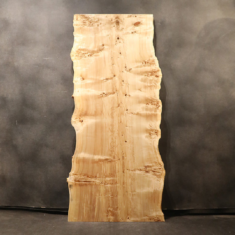 【SOLD OUT】一枚板　ポプラ(杢)　128-7　(W240cm)　ダイニングテーブル