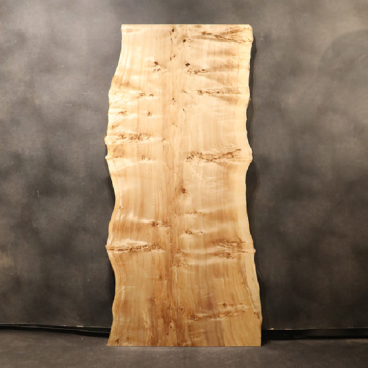 【SOLD OUT】一枚板　ポプラ(杢)　128-10　(W240cm)　ダイニングテーブル