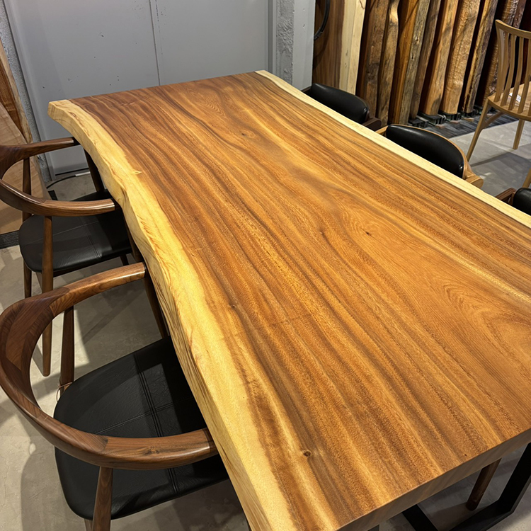 一枚板　モンキーポッド　5115-4　(W200cm)