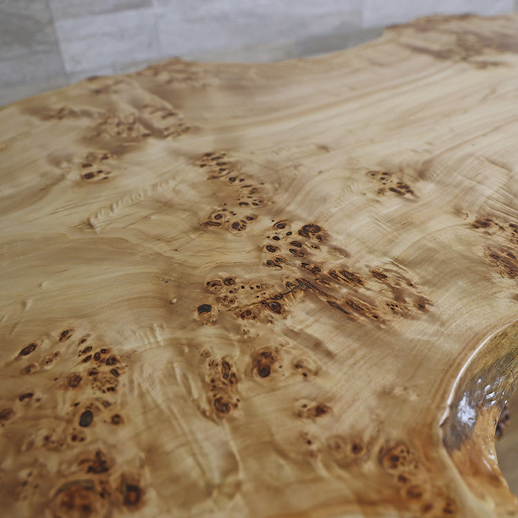 【SOLD OUT】一枚板　ポプラ(杢)　129-2+9-1　(W240cm)　テレビボード