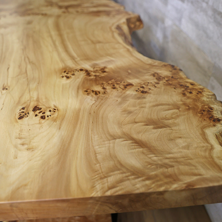 【SOLD OUT】一枚板　ポプラ(杢)　129-2+9-1　(W240cm)　テレビボード