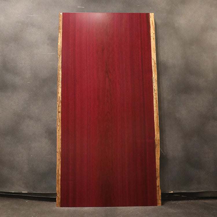 【SOLDOUT】一枚板パープルハート(杢)　2013-1/2-8-2　(W190㎝)アウトレット品