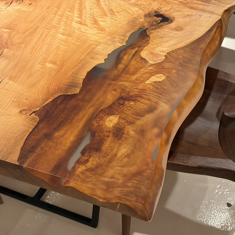 一枚板　メープル(杢)　K-HN-2303-422　(W220cm)