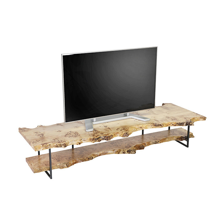 【SOLD OUT】一枚板　ポプラ(杢)　129-3-1+9-2　(W200cm)　テレビボード