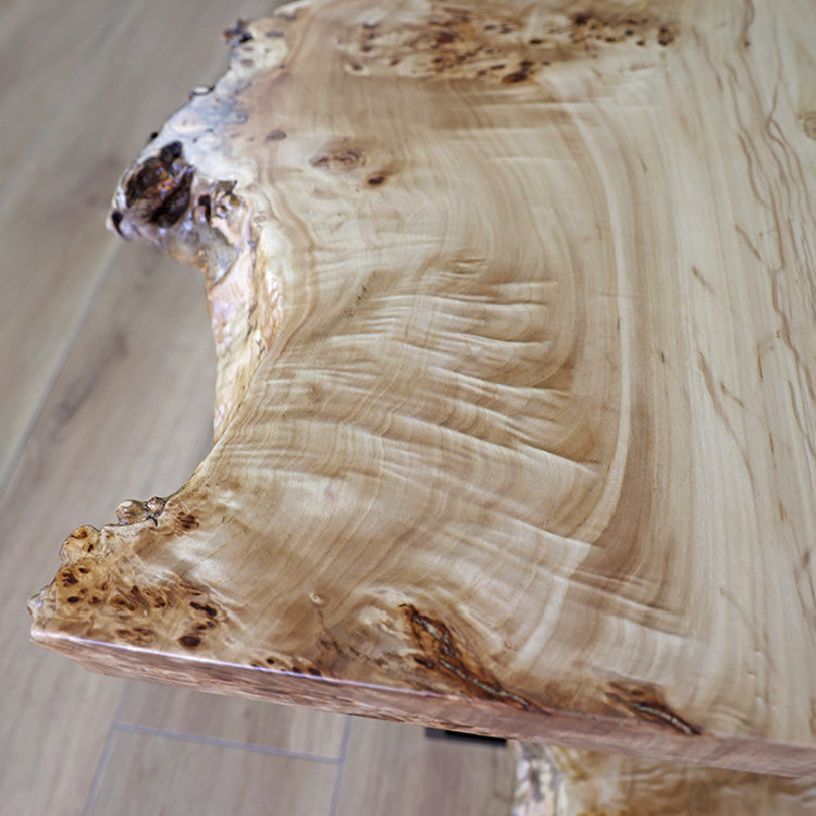 【SOLD OUT】一枚板　ポプラ(杢)　129-3-1+9-2　(W200cm)　テレビボード