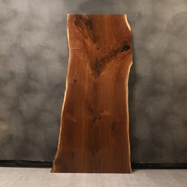 【SOLD OUT】一枚板　ウォールナット(杢)　25350-1-6　(W229.5cm)