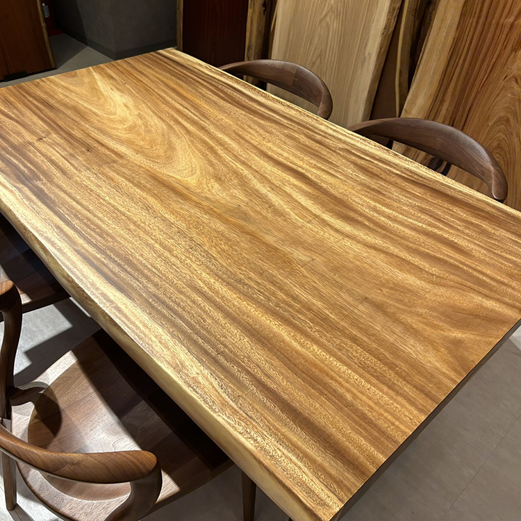 一枚板テーブル　モンキーポッド　PRY-115-10-4　(W160cm)