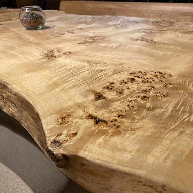 【SOLD OUT】一枚板　ポプラ　128-4　(W180cm)　ダイニングテーブル