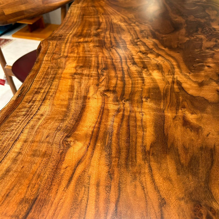 一枚板 クラロウォールナット(杢) 822-8 (W165cm) ダイニングテーブル