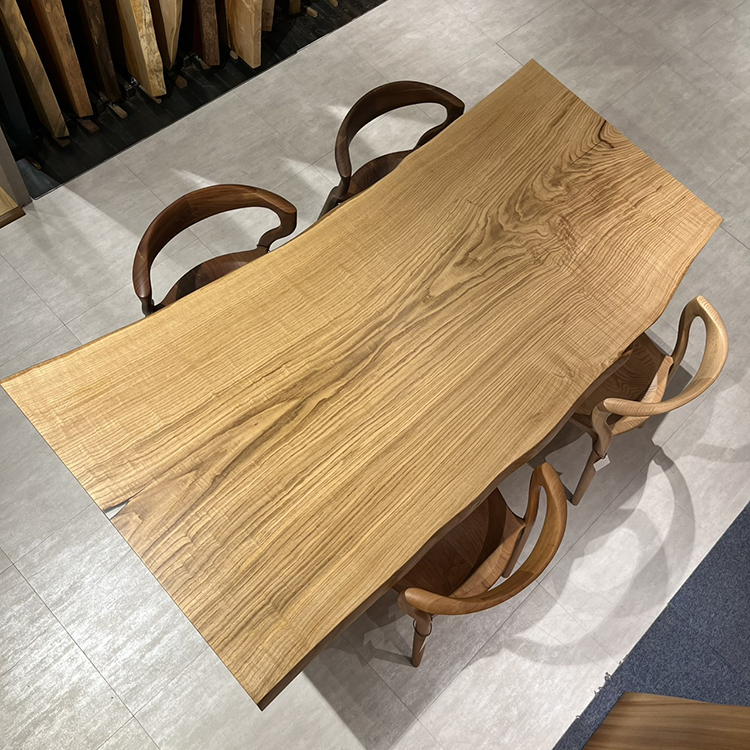 一枚板　クリ / 栗(杢)　K-GM-2303-32　(W200cm)