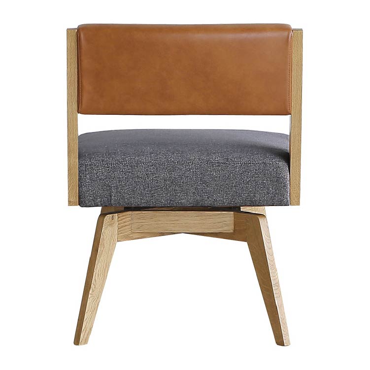 カイン 回転式ダイニングチェア 肘無