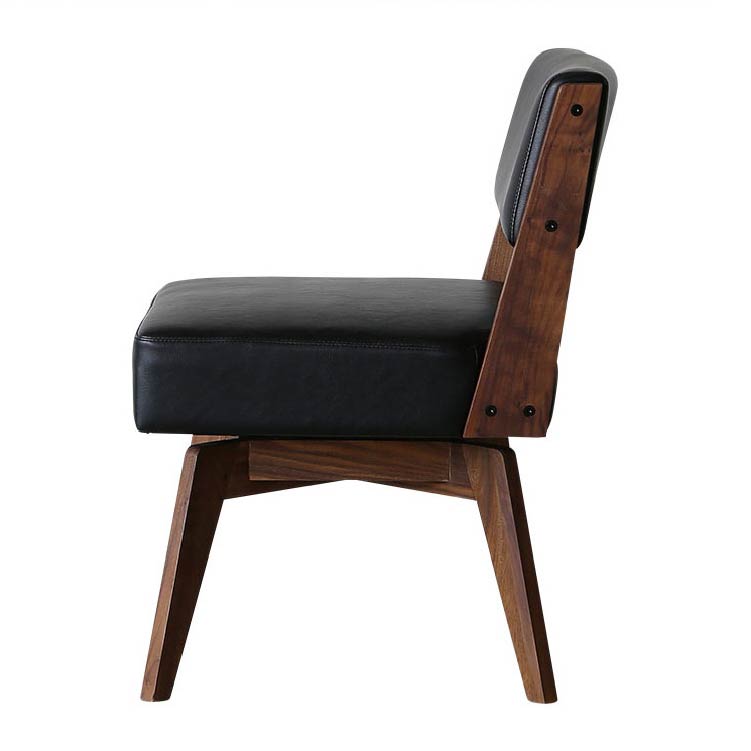 カイン 回転式ダイニングチェア 肘無