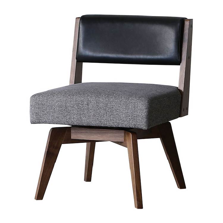 カイン 回転式ダイニングチェア 肘無