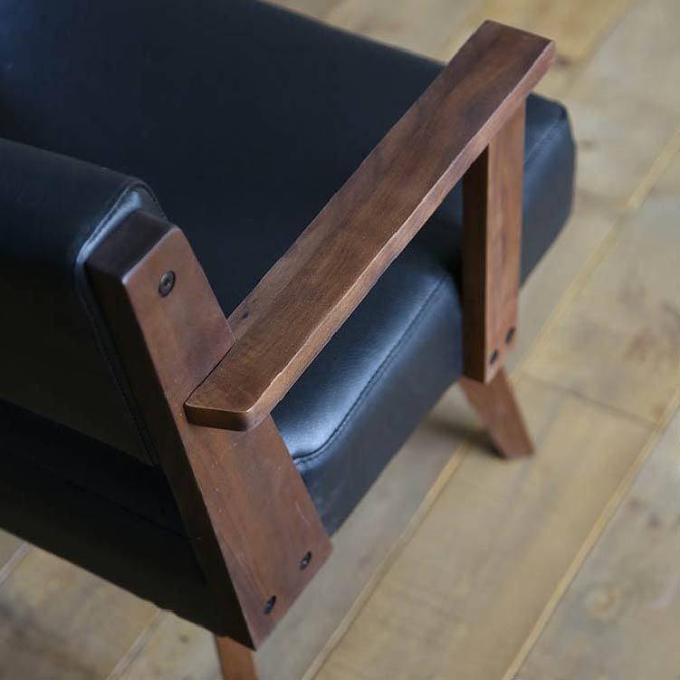 カイン 回転式ダイニングチェア 肘付