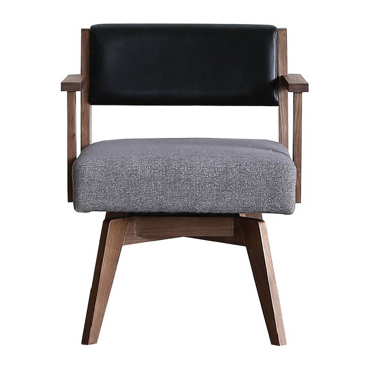 カイン 回転式ダイニングチェア 肘付