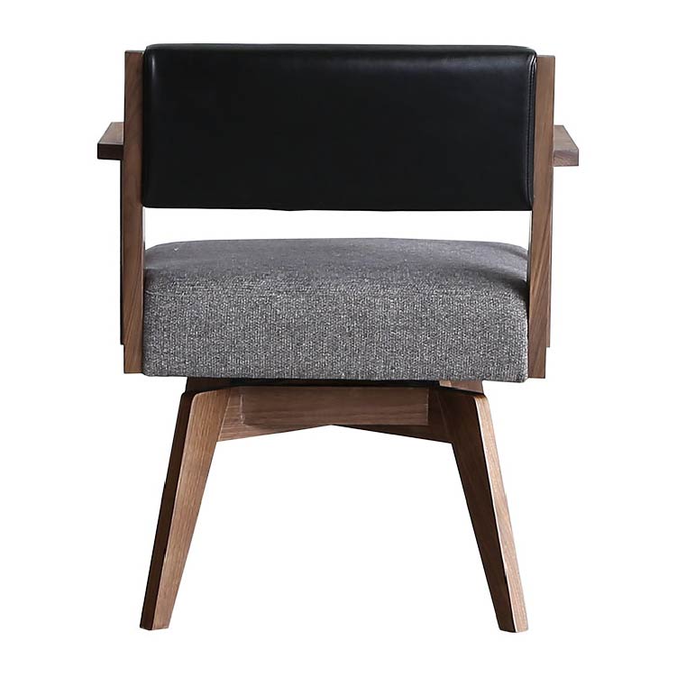 カイン 回転式ダイニングチェア 肘付