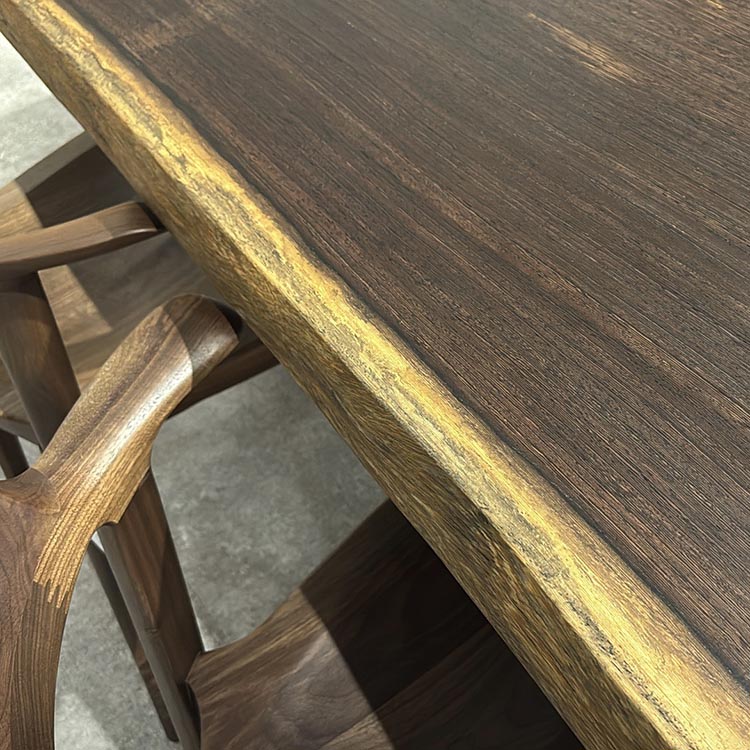 一枚板　ウェンジ　628-1/2-10-2　(W150cm)　ダイニングテーブル