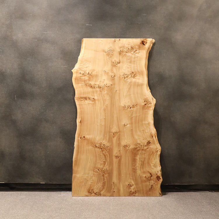 一枚板　ポプラ(杢)　125-9　(W180cm)　ダイニングテーブル