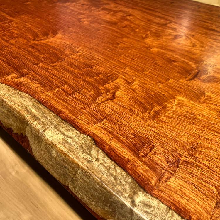 一枚板　カリン(杢)　NT-2-2712-42-1　(W185cm)　ダイニングテーブル