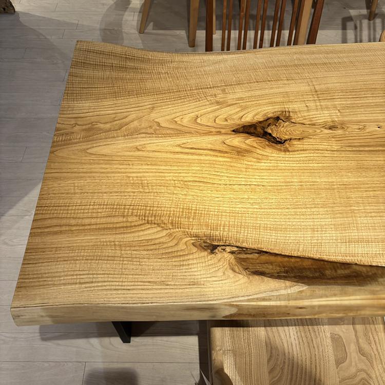 一枚板　クリ / 栗(杢)　K-HN-2304-2018　(W195cm)