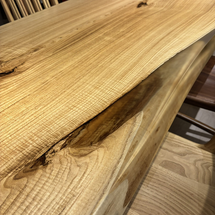 一枚板　クリ / 栗(杢)　K-HN-2304-2018　(W195cm)