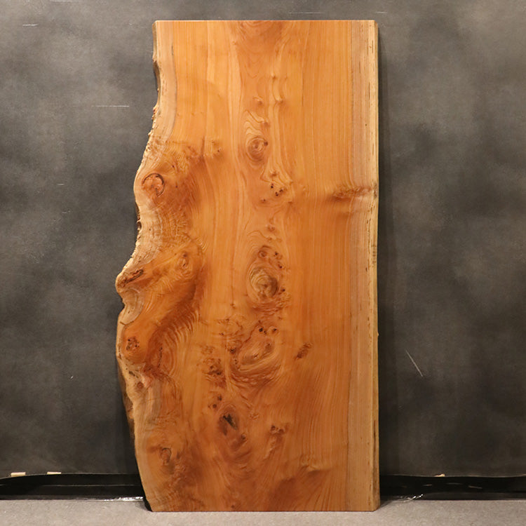 【SOLD OUT】一枚板　ケヤキ(杢)　541-4-1　(W180cm)　ダイニングテーブル