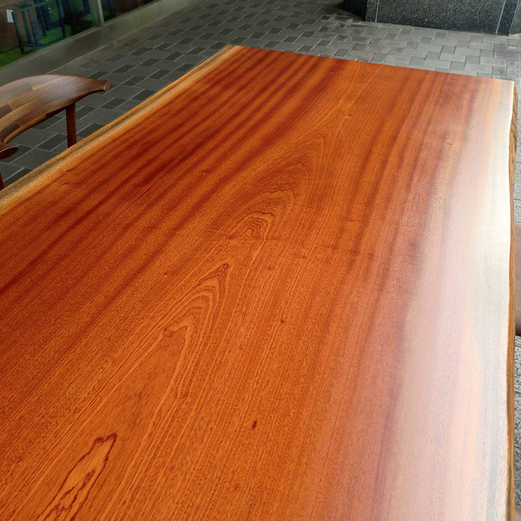 一枚板　サペリ　642-2/2-18-2　(W215cm)　ダイニングテーブル