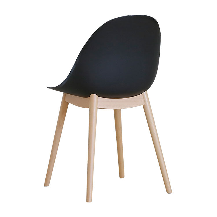 エッグ ダイニングチェア 木脚【2脚セット】