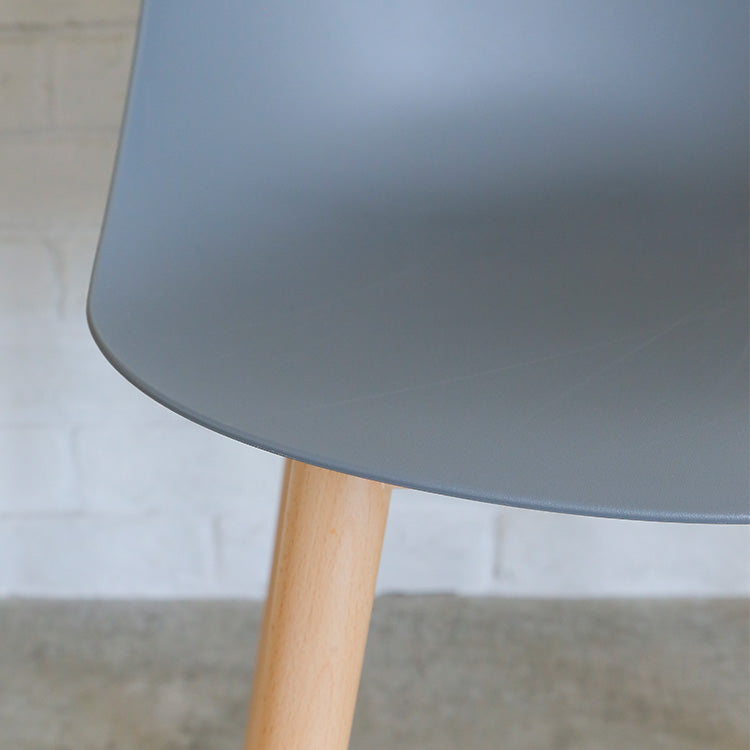 エッグ ダイニングチェア 木脚【2脚セット】