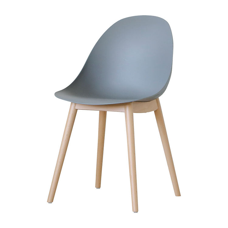 エッグ ダイニングチェア 木脚【2脚セット】