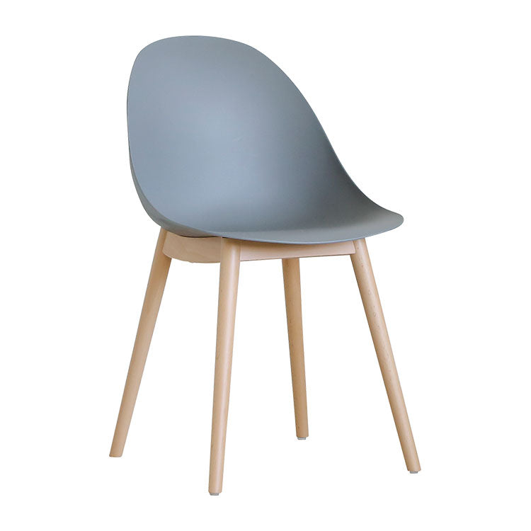 エッグ ダイニングチェア 木脚【2脚セット】