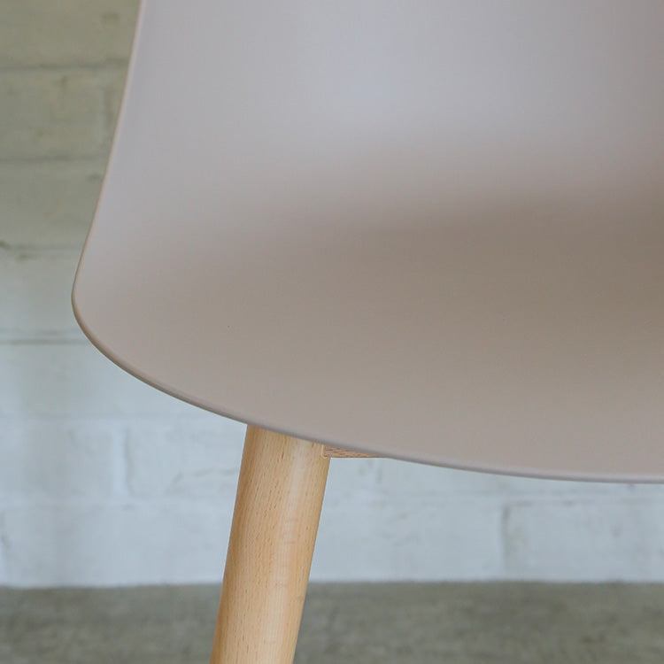 エッグ ダイニングチェア 木脚【2脚セット】