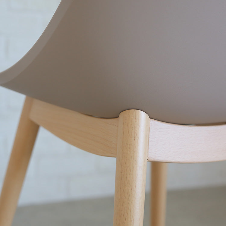 エッグ ダイニングチェア 木脚【2脚セット】