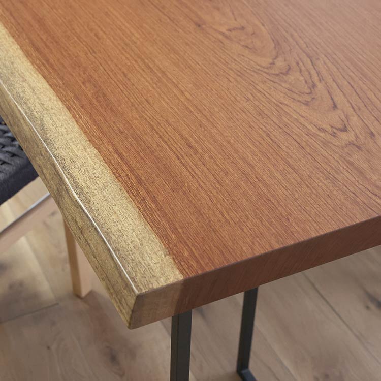 一枚板　ブビンガ　1658-5-1　(W150cm)　ダイニングテーブル