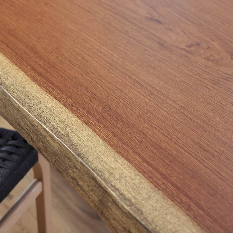 一枚板　ブビンガ　1658-5-1　(W150cm)　ダイニングテーブル