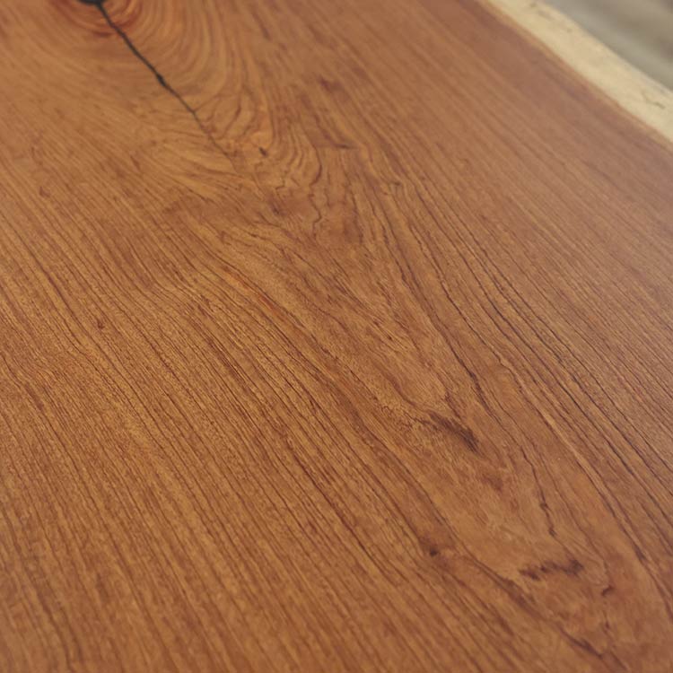 一枚板　ブビンガ　1658-5-1　(W150cm)　ダイニングテーブル