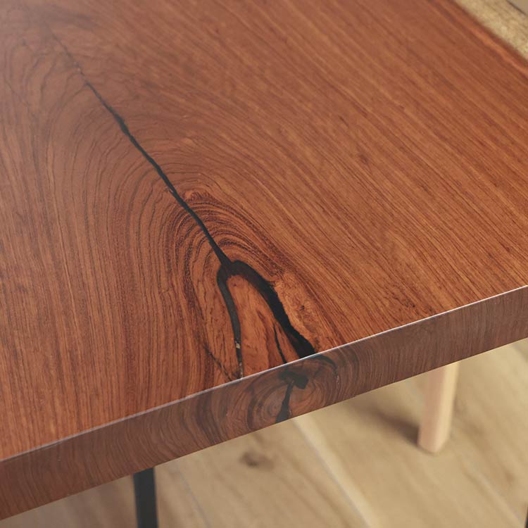 一枚板　ブビンガ　1658-5-1　(W150cm)　ダイニングテーブル