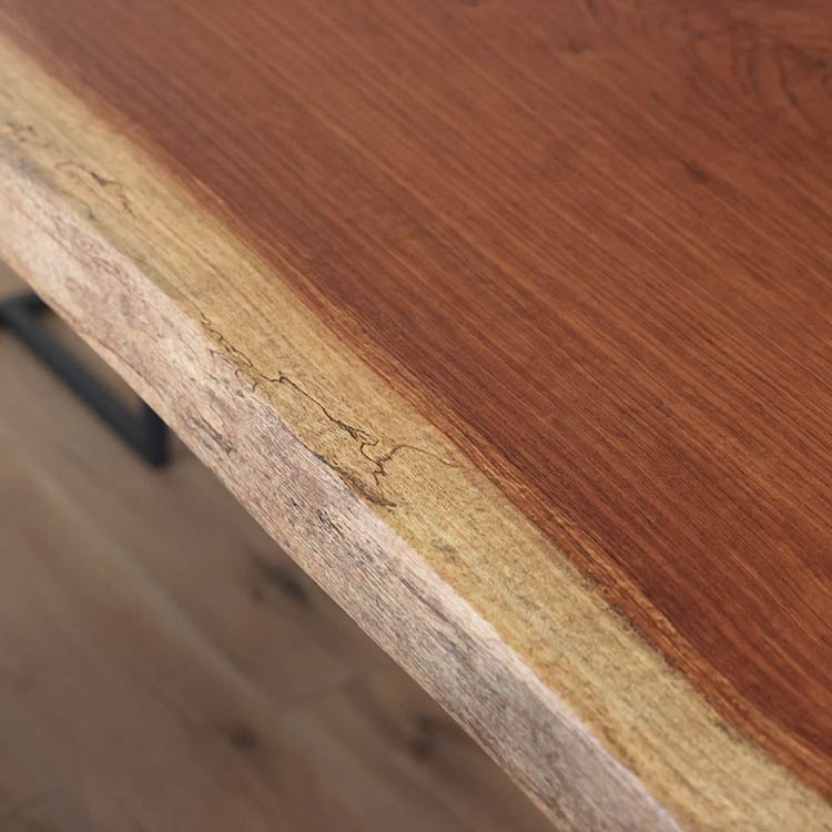 一枚板　ブビンガ　1658-5-1　(W150cm)　ダイニングテーブル