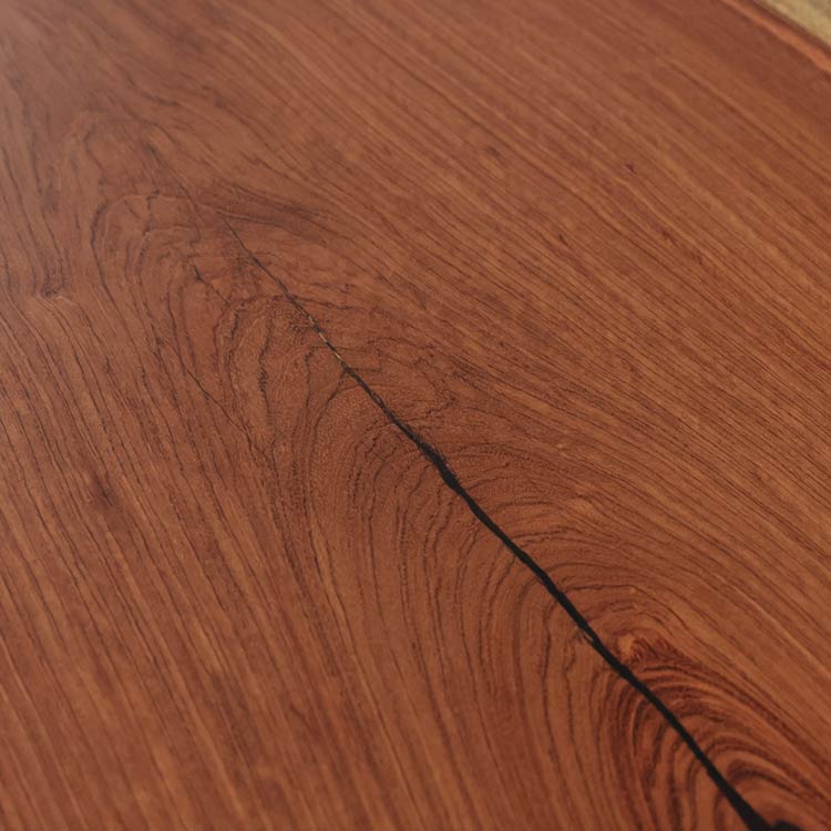 一枚板　ブビンガ　1658-5-1　(W150cm)　ダイニングテーブル