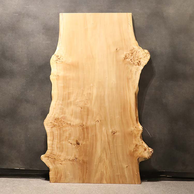 一枚板　ポプラ　126-1/2-5　(W180cm)　ダイニングテーブル
