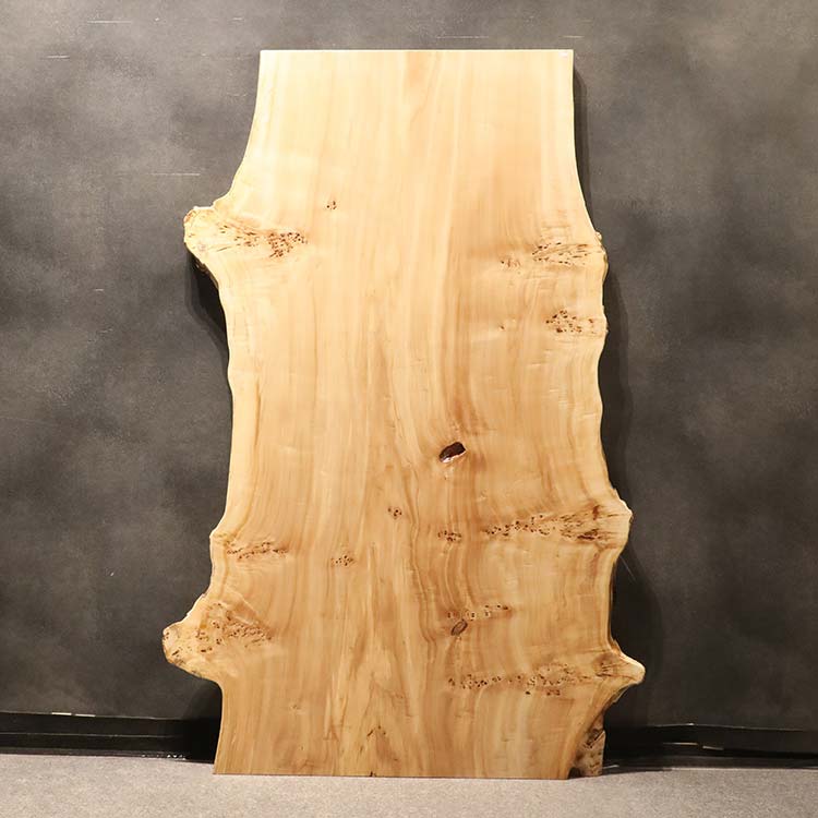 一枚板　ポプラ　126-1/2-5　(W180cm)　ダイニングテーブル