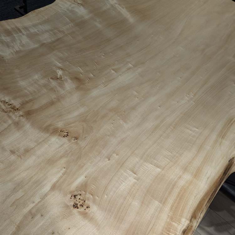 一枚板　ポプラ　126-1/2-5　(W180cm)　ダイニングテーブル